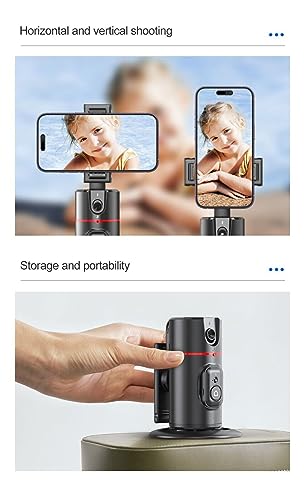 Image of Lapras 𝟏𝟓 𝐘𝐞𝐚𝐫𝐬 𝐆𝐮𝐚𝐫𝐚𝐧𝐭𝐞𝐞 Auto Face Tracking Tripod with 360 Rotation, AI Object Tracking Phone Stand with Smart Motion Sensor, Ideal for YouTube, Vlogging and Content Creation