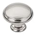Cosmas 5422SN Satin Nickel Cabinet Hardware Mushroom Knob - 1-3/16" Diameter