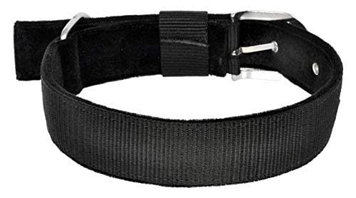 Image of RvPaws Nylon Dog Collar Adjustable for Large Dog (Black,1.25inch)