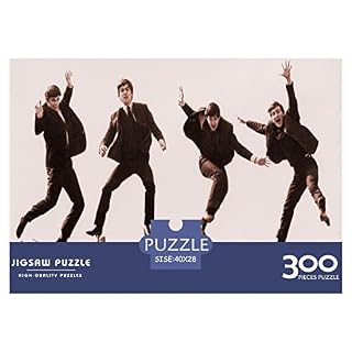 Puzzle 300 Pièces Les Beatles pour Adultes Puzzles Familiaux Amusants pour Adultes Adolescents Enfants Groupes Célèbres 300 Pièces Puzzles Impossibles Jeux Cadeaux Jouets – Image 2