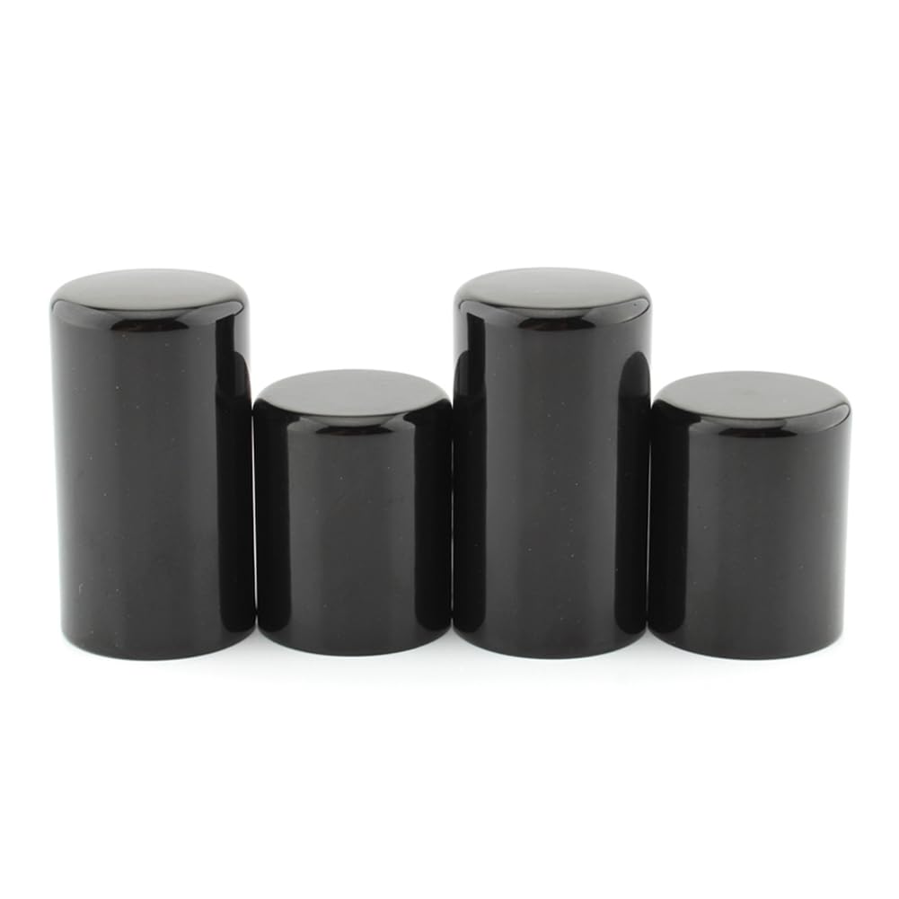 FSFY – Lot de 2 capuchons magnétiques de rechange pour point d'ancrage de moto, longs et courts pour Harley Street Glide, Electra Glide, Road Glide, pour Road King 2009-2023, noir