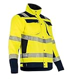 Réflexion blouson haute visibilité LMA T2 S Jaune fluo/ Marine - 2219 T2/S