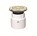 Oatey 72137 3" or 4" PVC General Purpose Drain w/ 6" BR Grate & Round Ring