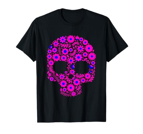 Sugar Skull Calavera Día de los Muertos para Mexicanos Camiseta