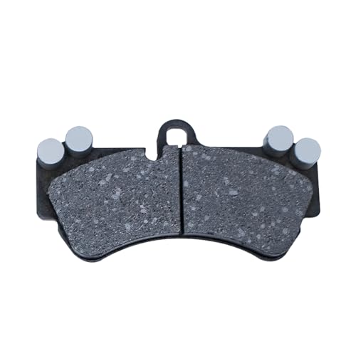 Image of Detroit Axle - Front Brake Pads for 2004-2008 2013 Touareg, 2003-2006 2008-2010 Porsche Cayenne, Ceramic Brake Pads w /Hardware 2005 Replacement