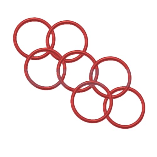2KG Co2 Swivel Horn O'Ring (Pack of 125) - FireShield (Red)