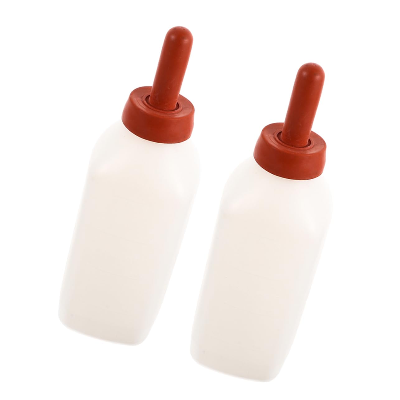 Kisangel 2piezas Biberones Veterinarios Verticales De Recipiente Para Leche Biberones Para Terneros Tetina De Goma Para Alimentación De Crías Granjas