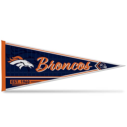 Image of Rico Industries NFL Football Classic 12 inch x 30 inch Felt Wall Decor Pennant - Great for Home /Bed Room /Man Cave Decor