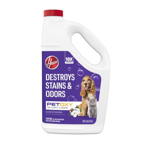 Image of Hoover Oxy Pet Carpet Cleaner Solution, 116 oz., Ocean Breeze Scent