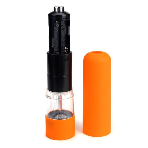 Moedor elétrico de sal e pimenta da Serenable (funciona com baterias) – agitadores ajustáveis – moin