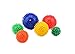 Produktbild Igelball 6er Set, Massageball, Noppenball, Igelbälle - in verschiedenen Größen für die punktuelle Selbstmassage, Füße, Nacken, Rücken, Bein und vieles mehr