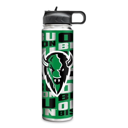 Rico Industries NCAA Oklahoma Baptist Bison Standard 22oz Stainless Steel Tumbler with Lid - Great For Coffee, Tea, Water or Cocktails