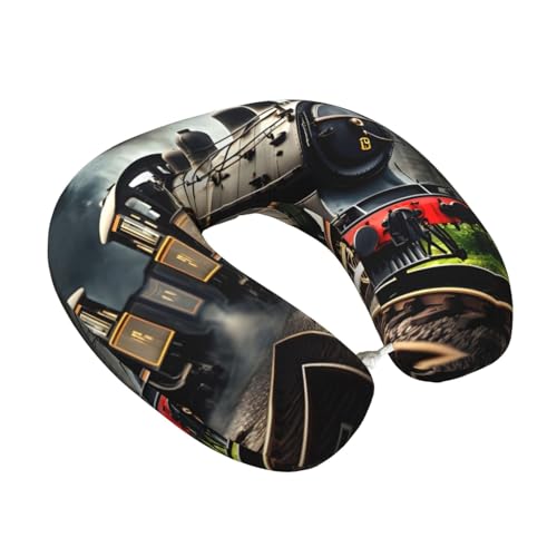 Almohada de espuma viscoelástica con funda estampada miniatura 2