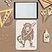 FINGERINSPIRE 9 pcs Banksy Painting Stencil 8.3x11.7inch Reusable Banksy Girl Boy Chimpanzee Pattern Drawing Template Life is Beautiful Decoration Stencil for Painting on Wood Wall Fabric Furniture