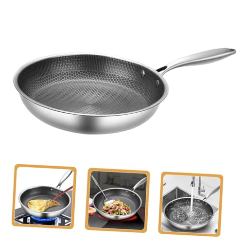 Wok de Acero Inoxidable con Diseño de Panal 26 cm miniatura 2