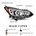 JSBOYAT Headlight Assembly Set for 2017-2022 Subaru Impreza 18-23 Crosstrek Headlamps Passenger and Driver Side