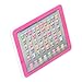 Giocattolo per tablet, luci a LED laterali, design educativo, pratico, stimolante, per lo studio dell'inglese, per l'apprendimento precoce e lo sviluppo dell'interesse(rosa)