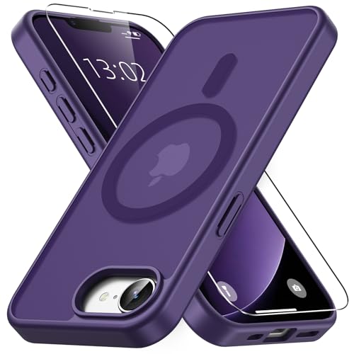 Coque iPhone 16e Violet Foncé Idéale pour Protéger Votre Téléphone en Voyage