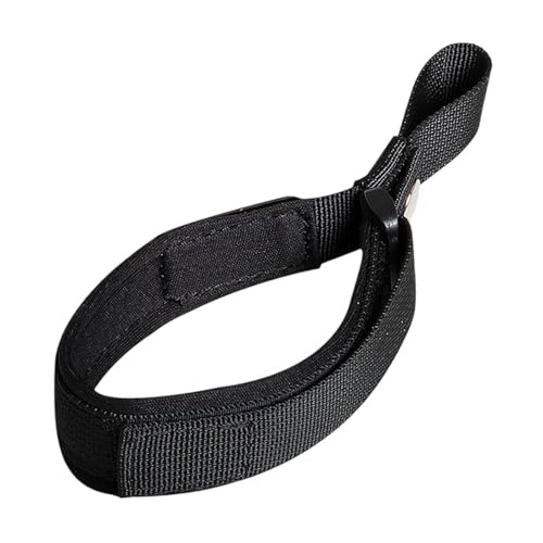 KESOTO Cinturino da Polso per Guinzaglio per Cani. Le Cadute. Maniglia Portatile Corta da 50 Cm per Cani in Giardino E All'aperto, Nero