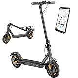 Electric Scooter, 600W Motor, 10' Solid Tires, 25 Miles Range,