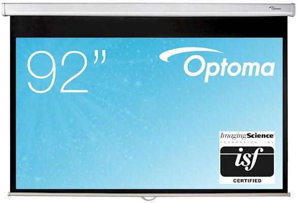 Optoma DS-9092PWC - 92" Diagonal Pull Down 16:9 Projector screen White