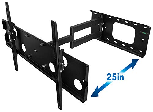 image for Mount-It! Articulating TV Wall Mount Low-Profile Full Motion Design fo