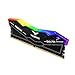 TEAMGROUP T-Force Delta RGB DDR5 Ram 32GB (2x16GB) 6000MHz PC5-48000 CL38 Intel XMP 3.0 & AMD Expo Compatible Desktop Memory Module Ram Black FF3D532G6000HC38GDC01