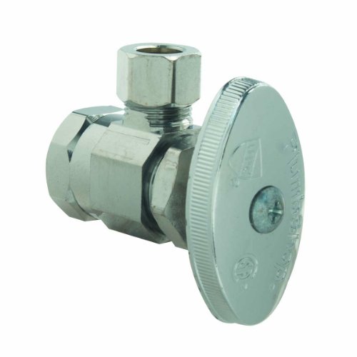 BrassCraft Mfg PSB18X Shut off Valve FIP x Compression - Angle, Chrome
