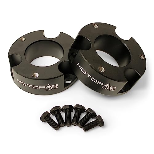 05TACO-3 MotoFab Lifts 3 inch Front Leveling Lift Kit that is compatible with Toyota Tacoma FJ Cruiser Billet MADE IN USA