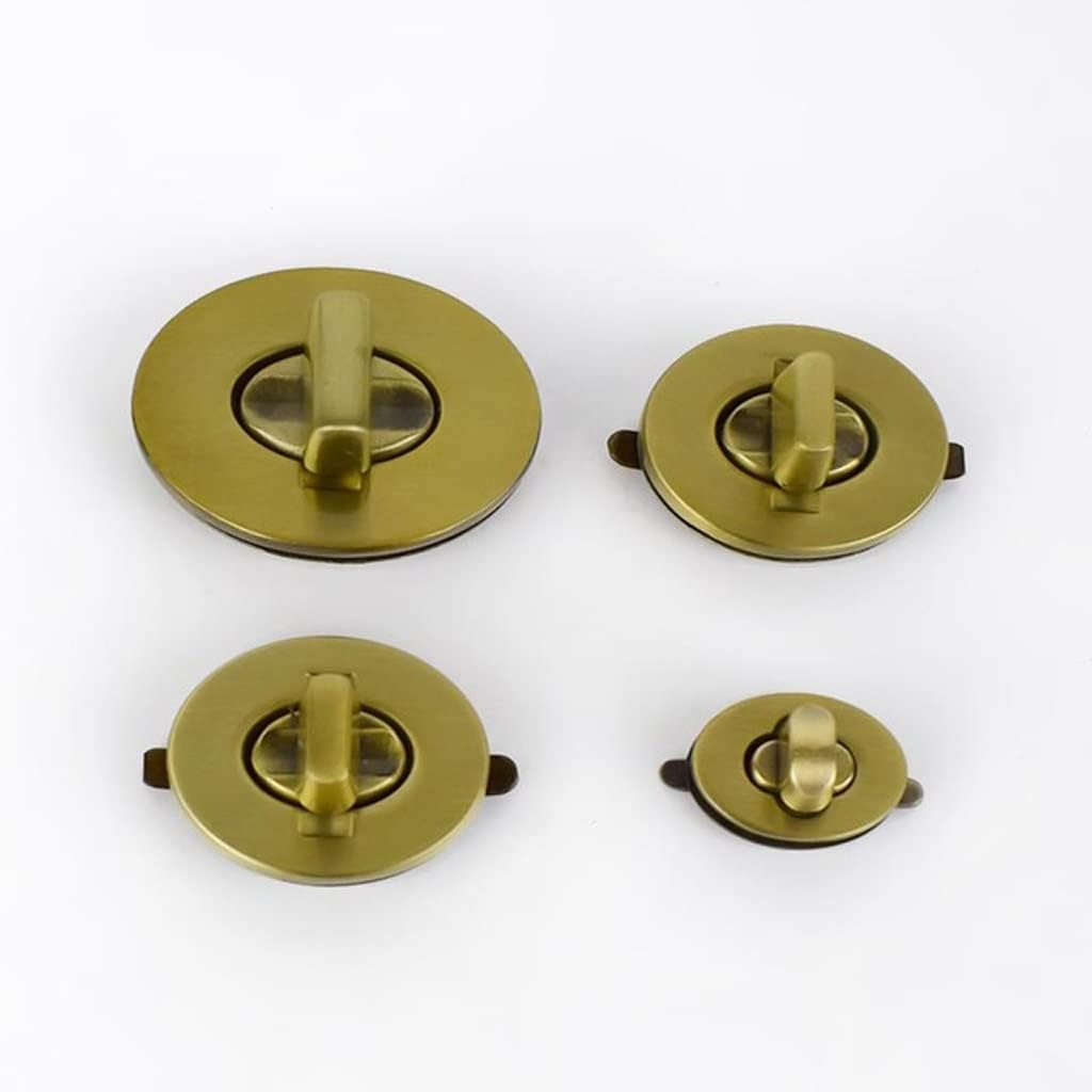 Metal Locks for Bag Handbag Closure Lock Snap Purse Clasp Buckles Handmade Bags Accessories Leather(C,46mm)