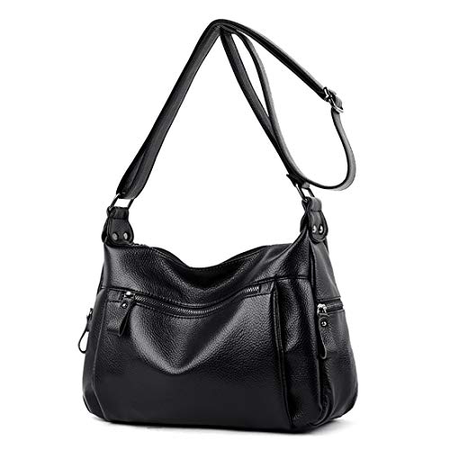 Hobo Bags for Women, Leather Crossbody Bag Large Capacity Shoulder Bag for Ladies