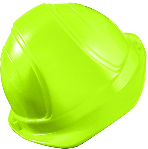 Casque de chantier Occunomix V100-HVL jaune fluo à serrage glissière
