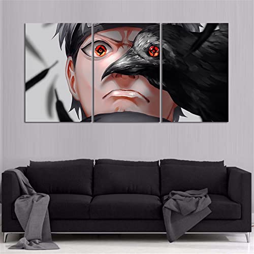 LXiFound Posters para Pared al óleo de Naruto de Carteles de Anime,Lienzo Impreso en HD,Papel...