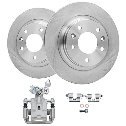 Image of Detroit Axle - Rear Brake Kit for Ford Fusion Lincoln MKZ Zephyr Mazda 6 | Mercury Milan, 11.02'' inch Disc Brake Rotors Brake Caliper Replacement