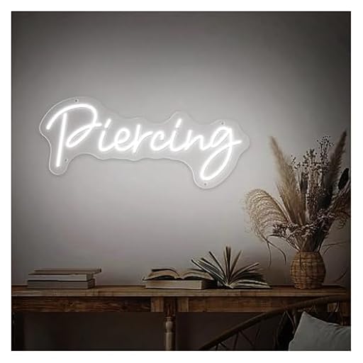 Hiverni luz de neón de dormitorio Letrero LED Piercing para luces de neón con alimentación para USB para montaje en pared para estudios tatuajes salones belleza | Ya disponible en tu tienda friki favorita! En mundofriki.es! Hiverni luz de neón de dormitorio Letrero LED Piercing para luces de neón con alimentación para USB para montaje en pared para estudios tatuajes salones belleza | Ya disponible en tu tienda friki favorita! En mundofriki.es!