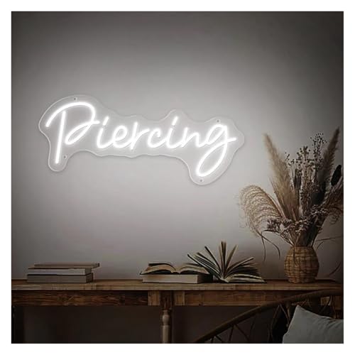 Prettiee Letrero de neón Piercing LED para Luces de neón con