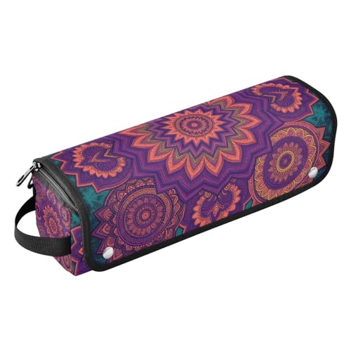Bolsa de viaje 2 en 1 para rizador con tapete resistente al calor organizador impermeable para herramientas calientes planchas y rizadores de cabello miniatura 1