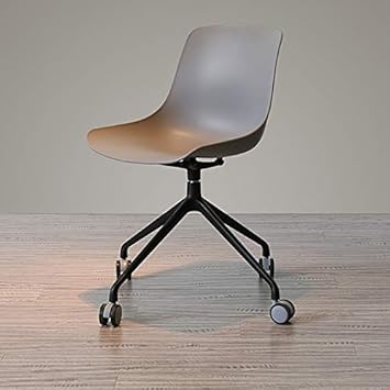 Zhangmeiren Silla Nórdica De La Computadora Rodillo Giratorio Casero Estudio Creativo Ergonómico Silla De Oficina Multifunción (Color : L)