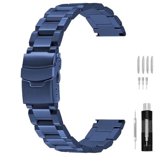 [Juntan] voh 18mm 20mm 22mm 24mm 26mmNVbN XeX|vXgbvuVvXgbv fB[XjvXgbv _uNXv (u[, 20mm)