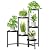 KMOTASUO 5 Tier Metal Plant Stand Indoor Outdoor, Foldable Corner Tall Plant Stands for Plants Multiple, Tiered Plant Shelf Flower Pot Holder Display Rack for Patio Garden Balcony Living Room
