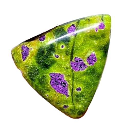 Atlantisite triangle 30x20mm cabochon naturel pour création de pendentif