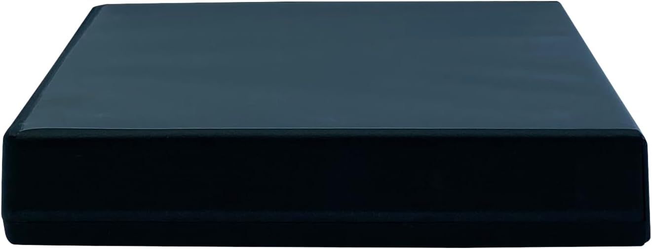 Mediaxpo CD/DVD/Blu-ray Storage Box - Stackable, Holds 16 Discs - Ideal for Movie Bundle, Drama, Series Collection Box Sets (Black) (Pack of 100)
