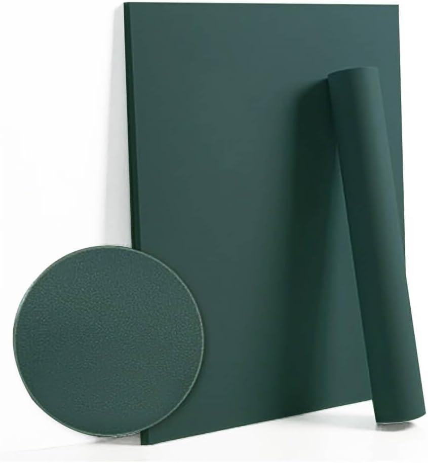 Dimoon 236''x17.7'' Green Peel and Stick Wallpaper Contact Paper Modern