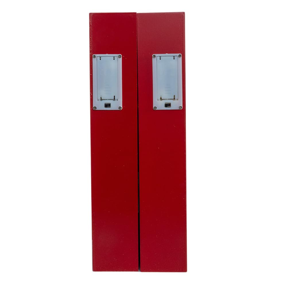 Kurt Adler 33 cm batteriebetriebener beleuchteter Weihnachts-Adventskalander aus Holz