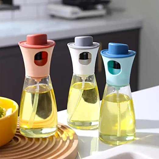 TURIK Glass Oil Spray Bottle for Cooking Olive Oil Spray for Salad