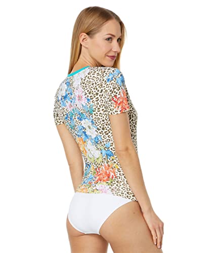 Johnny Was Sporty Surf Shirt Multi 2XL2