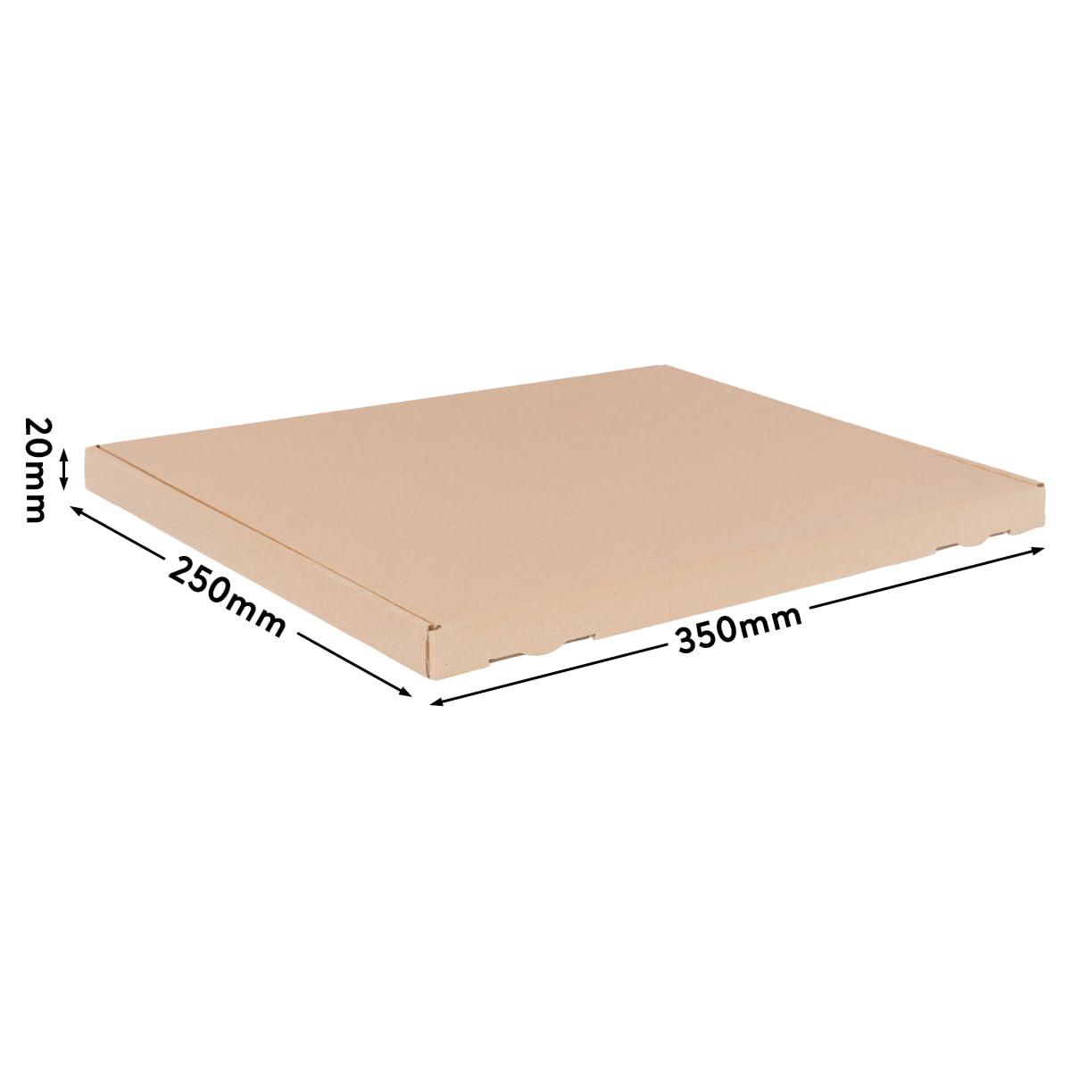 verpacking boîtes grande lettre 350 x 250 x 20 mm brunes [taille et quantité au choix] DIN A4 B4 GB-2 grande lettre boîte pliante emballage pour calendriers 25 pièces