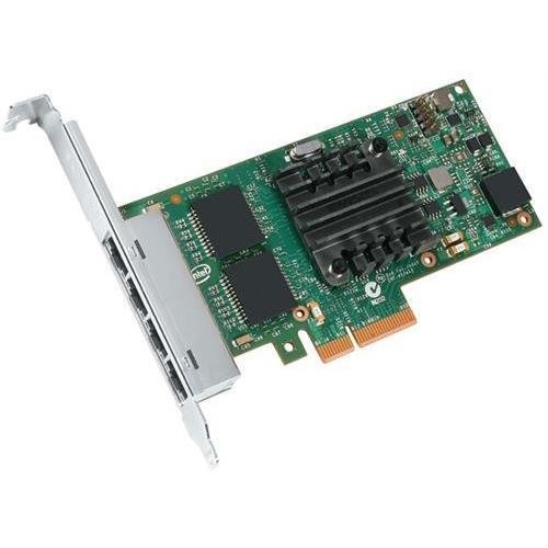 Intel Ethernet Server Adapter I350-T4 - PCI Express 2.1 x4 - 4 Puertos - 4 x Red (RJ-45) - Par trenzado - Perfil bajo, altura completa - Bulk I350T4V2BLK OEM miniatura 1