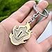 Weeb Keychains Demon Slayer Keychain – Rengoku Hilt Sword Key Ring & Phone Charm – Rugged Metal Anime Gift – Durable, Collector-Grade Rengoku Keychain – Demon Slayer Merch with Vibrant Colors