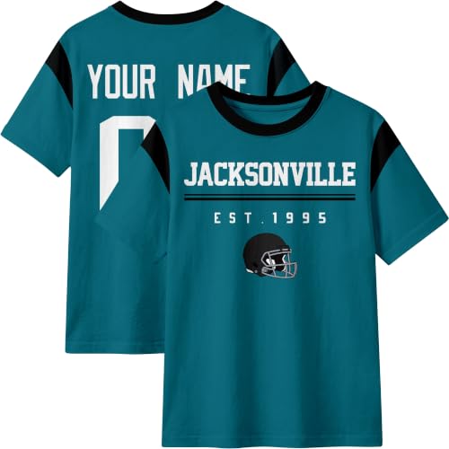 Image of T-Shirt Custom Crewneck Short Sleeve for Men Gifts | Custom T-Shirt Personalized Name and Number